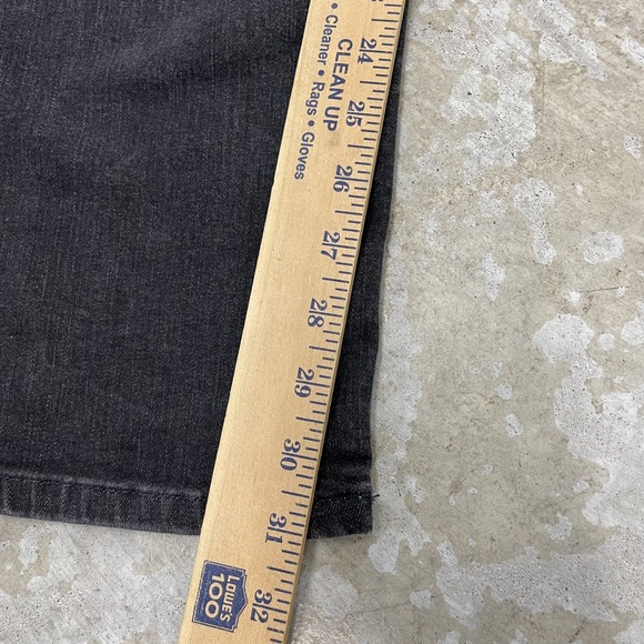 Dearborn Denim Jeans Mens 35 Black Pants USA Straight Stretch Fits 35x31 - Picture 10 of 15